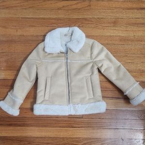 Abercrombie Kids vegan suede jacket